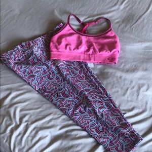 Women Under Armour workout outfit